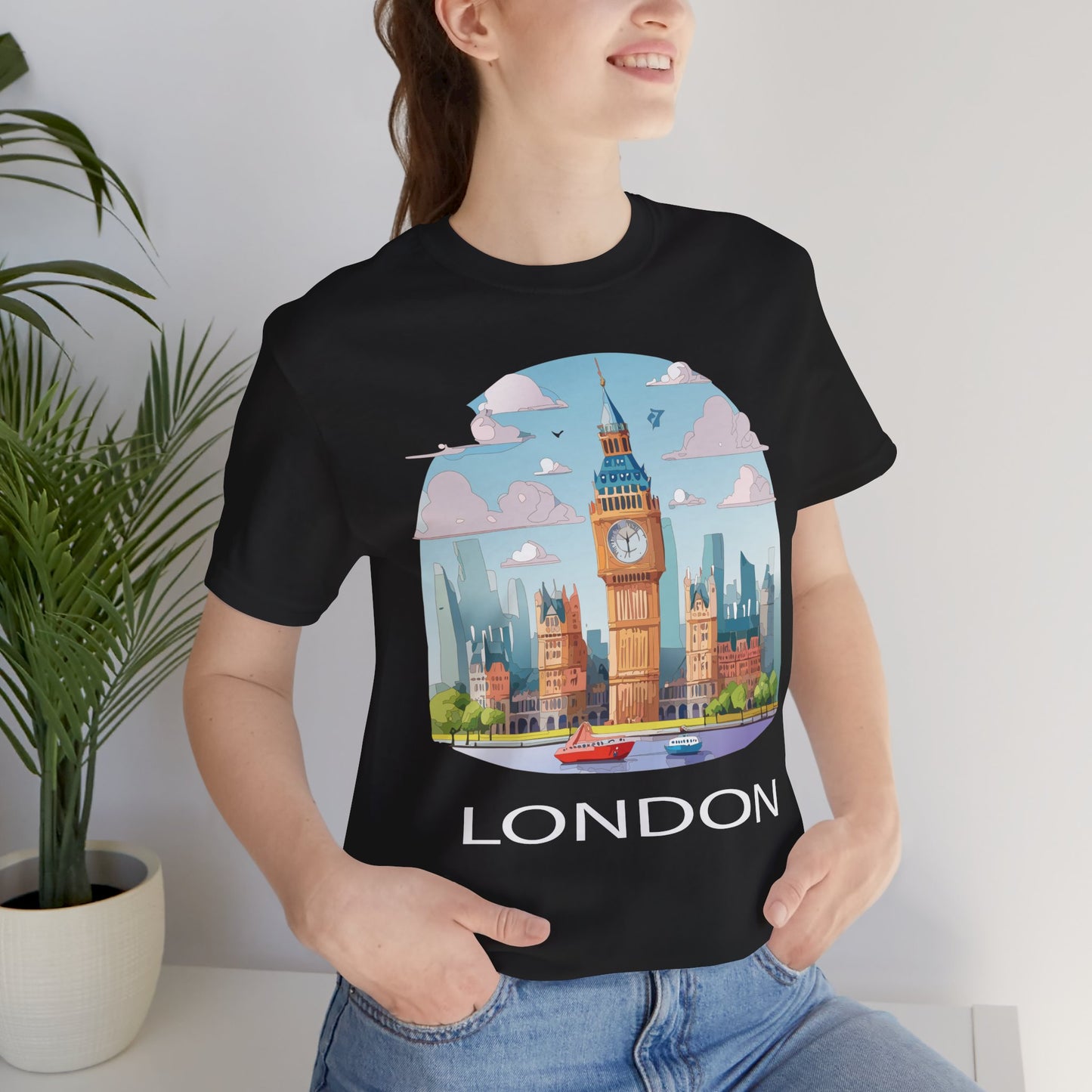 London Shirt, Travel T-Shirt, Tourist Shirts, Tee Shirt with Travel Prints 2