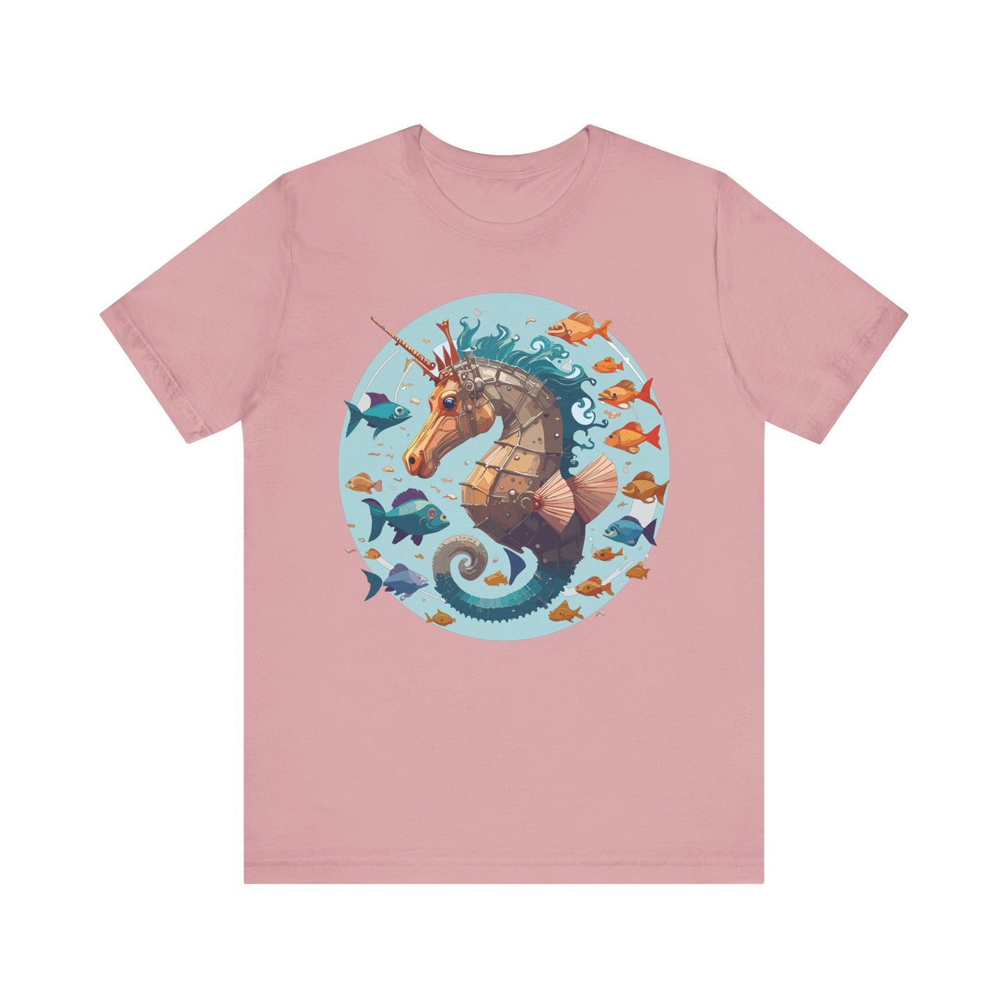 Animals Shirt, Shirt with Seahorse