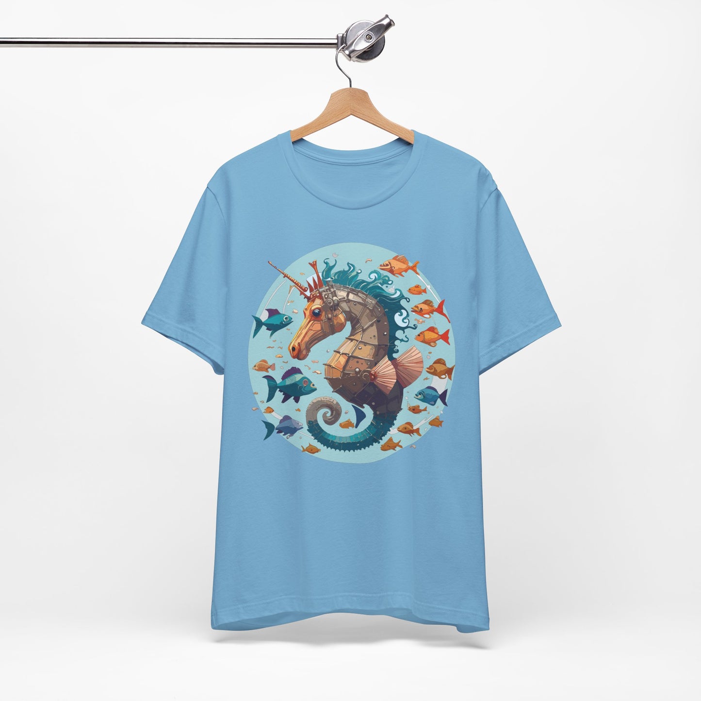 Animals Shirt, Shirt with Seahorse