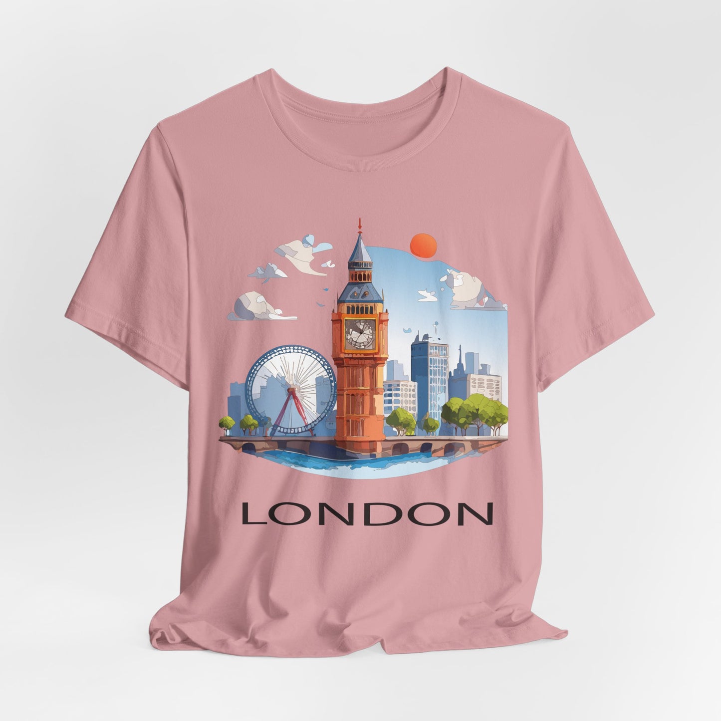 London Shirt, Travel T-Shirt, Tourist Shirts, Tee Shirt with Travel Prints 3