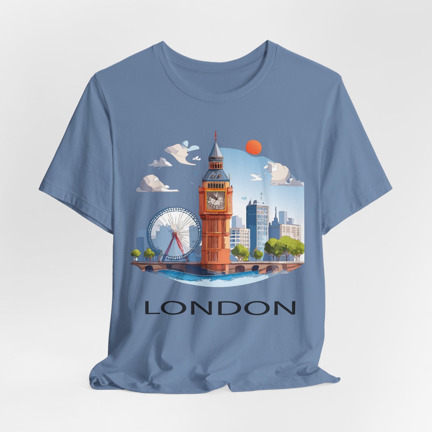 London Shirt, Travel T-Shirt, Tourist Shirts, Tee Shirt with Travel Prints 3