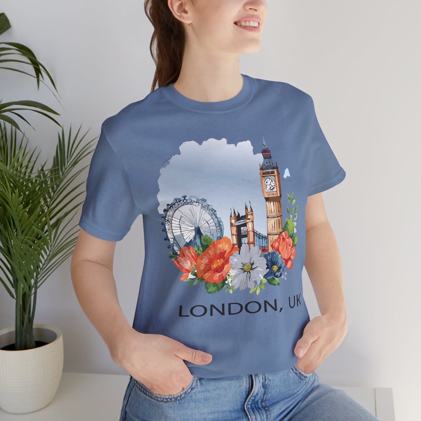 London Shirt, Travel T-Shirt, Tourist Shirts, Tee Shirt with Travel Prints 4