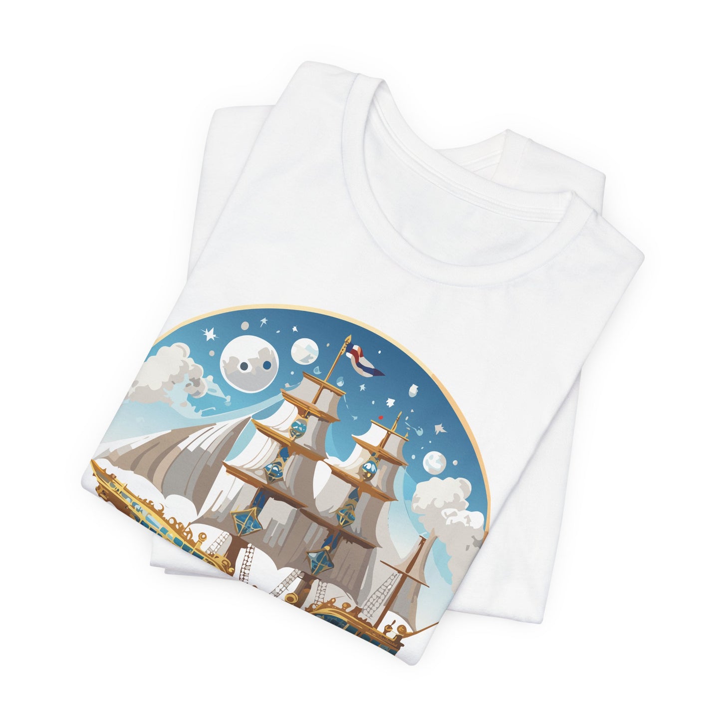 Ship Tee Shirt, Tee Shirt with Ship