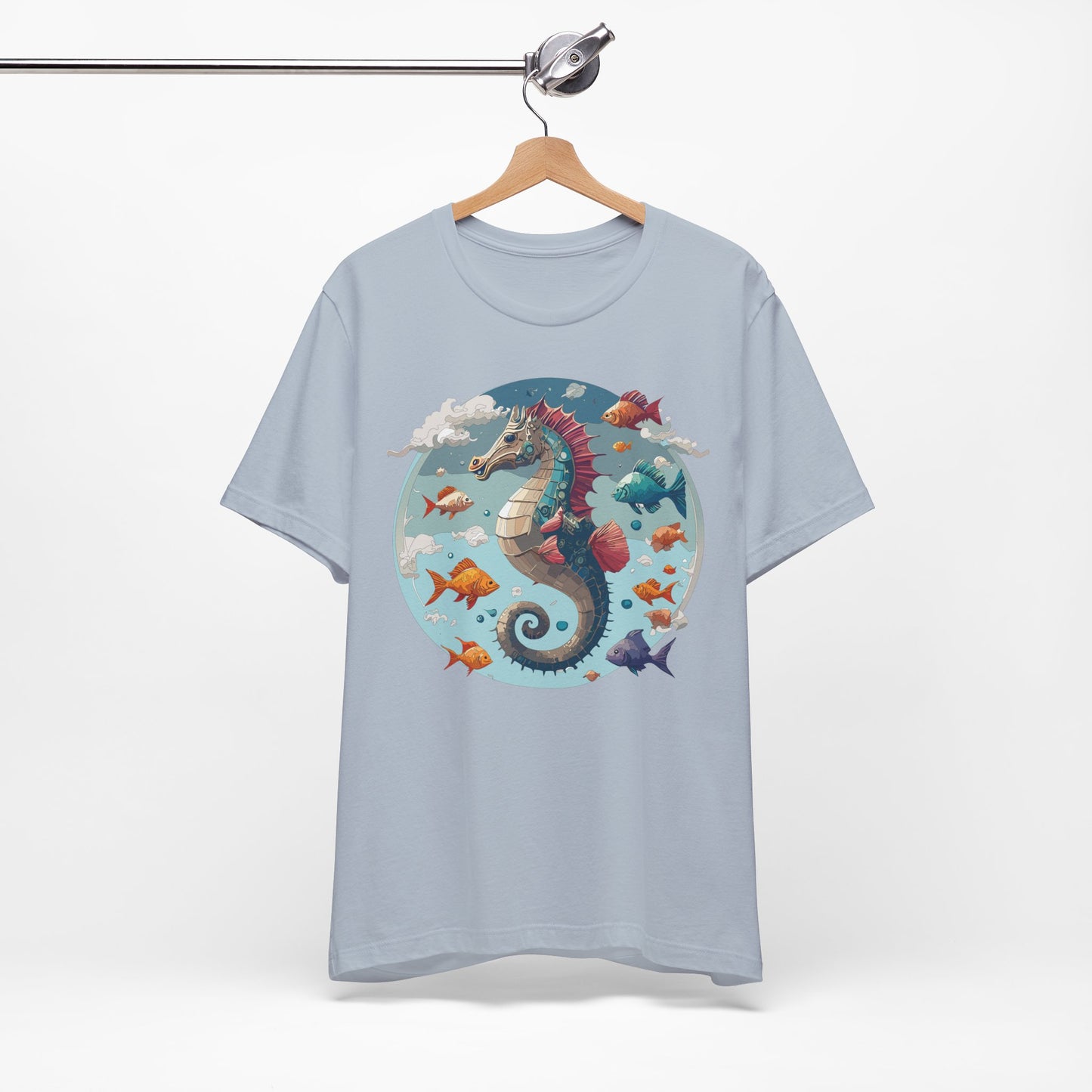 Animals Shirt, Shirt with Seahorse