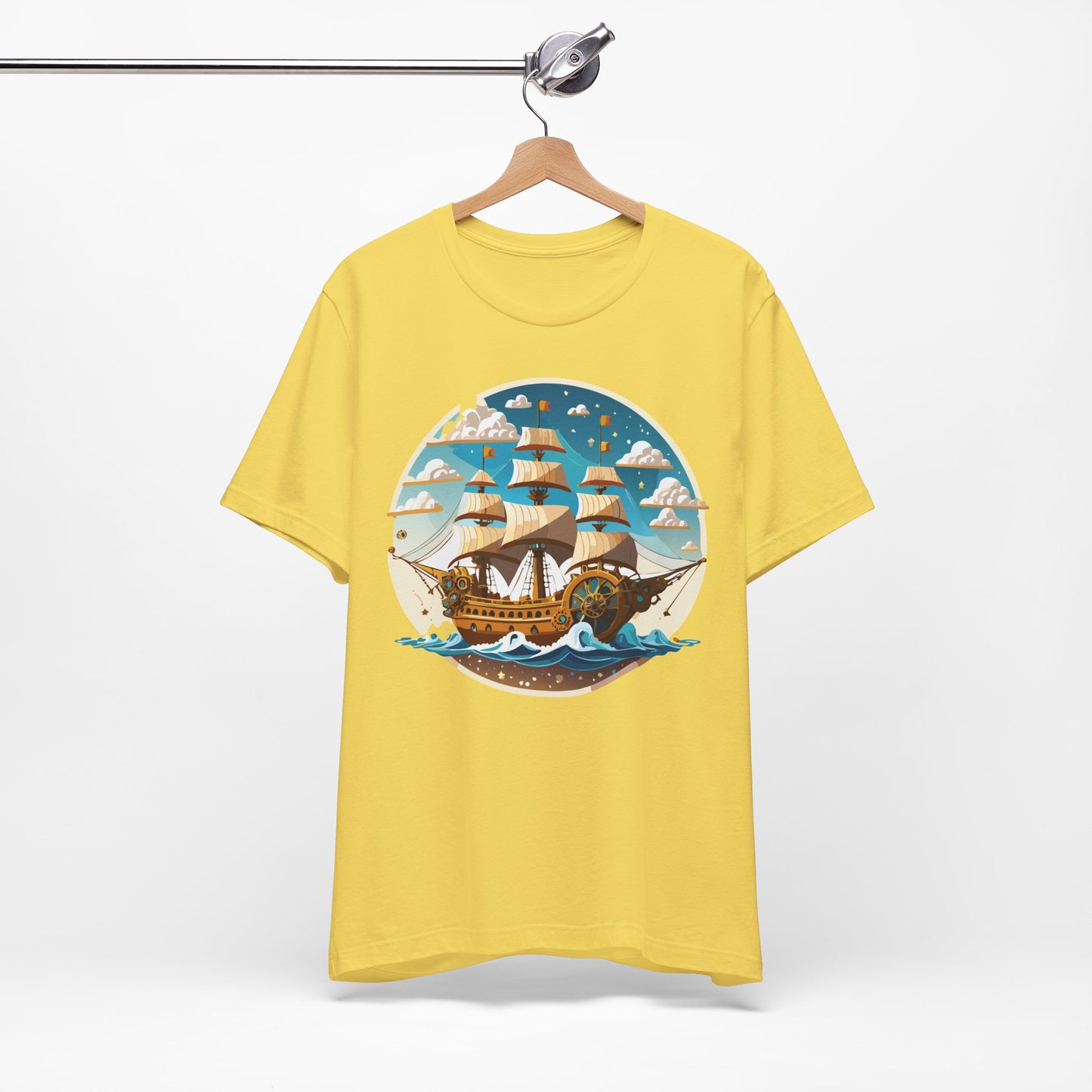 Ship Tee Shirt, Tee Shirt with Ship