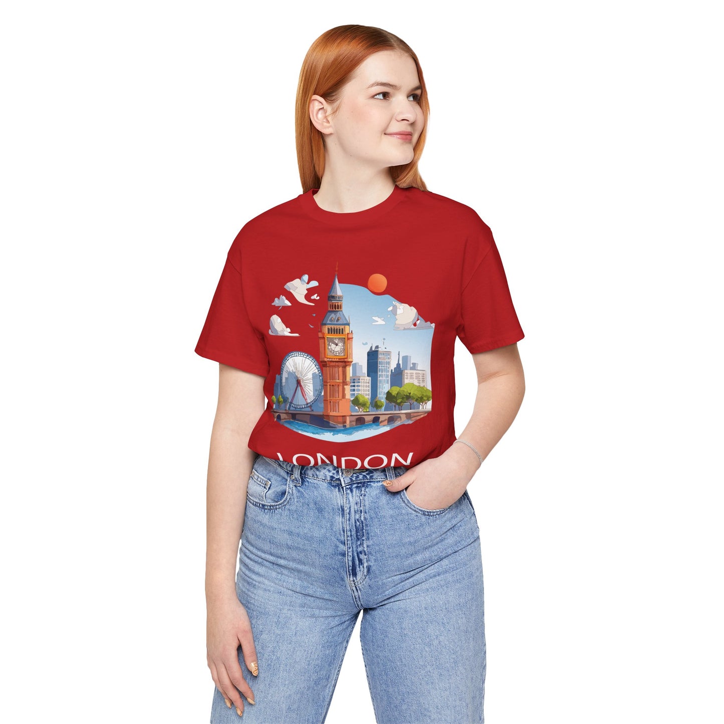 London Shirt, Travel T-Shirt, Tourist Shirts, Tee Shirt with Travel Prints 3