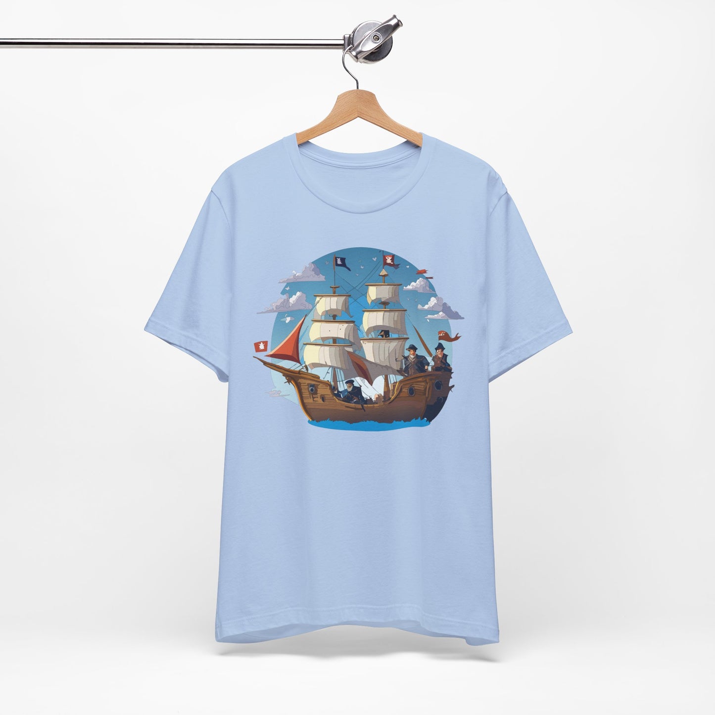 Ship Tee Shirt, Tee Shirt with Ship