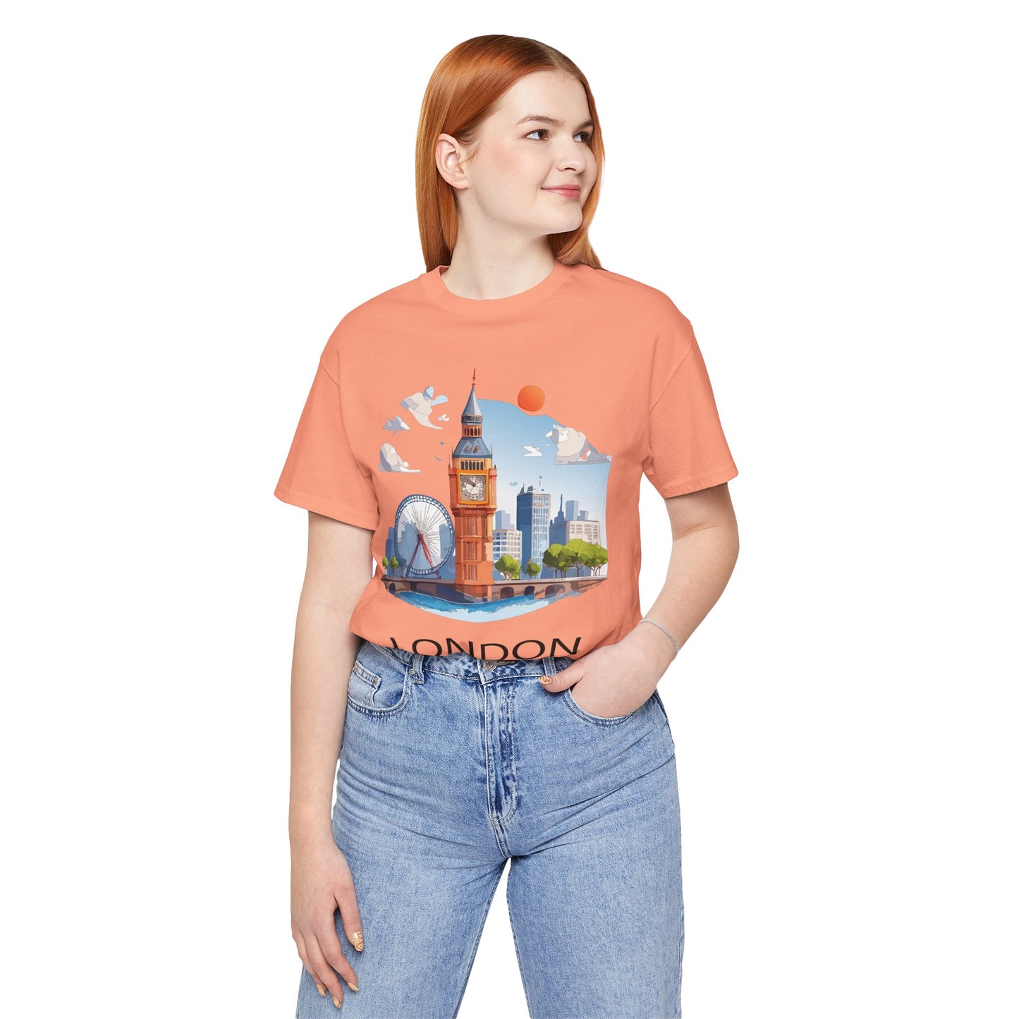 London Shirt, Travel T-Shirt, Tourist Shirts, Tee Shirt with Travel Prints 3