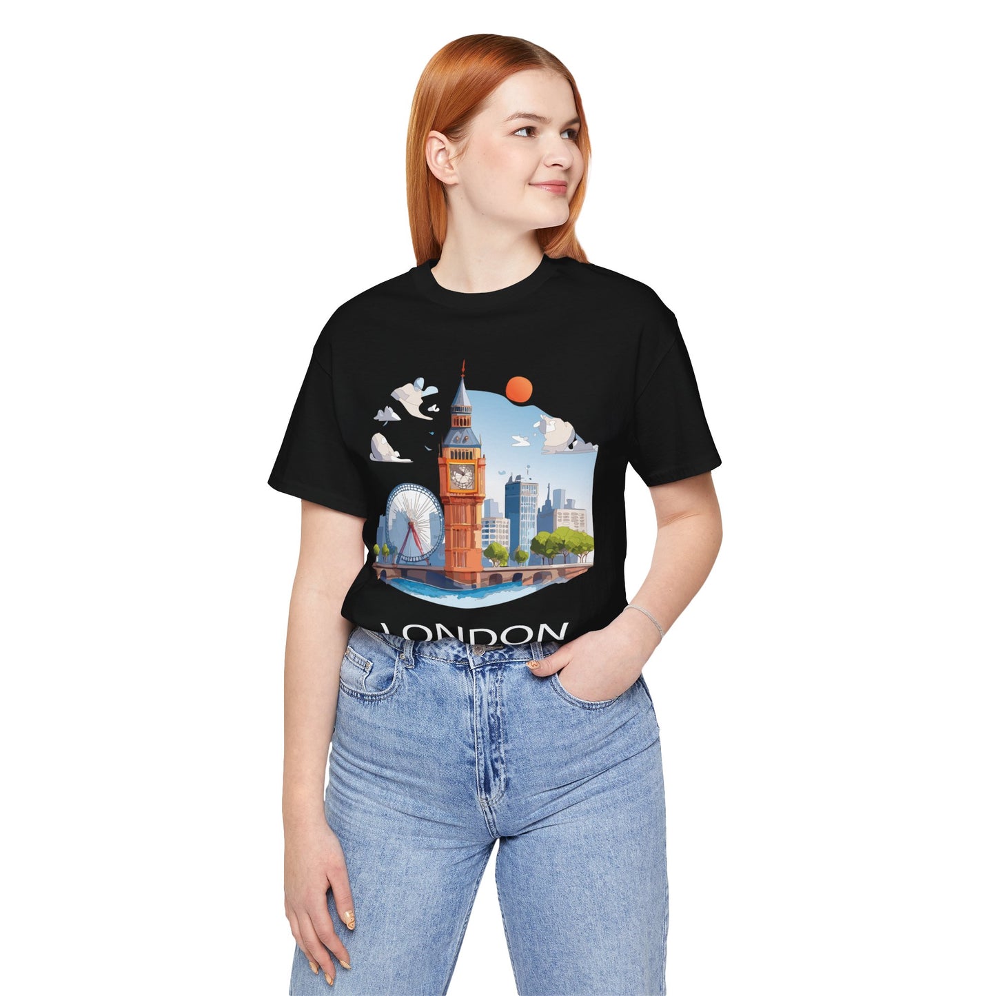 London Shirt, Travel T-Shirt, Tourist Shirts, Tee Shirt with Travel Prints 3