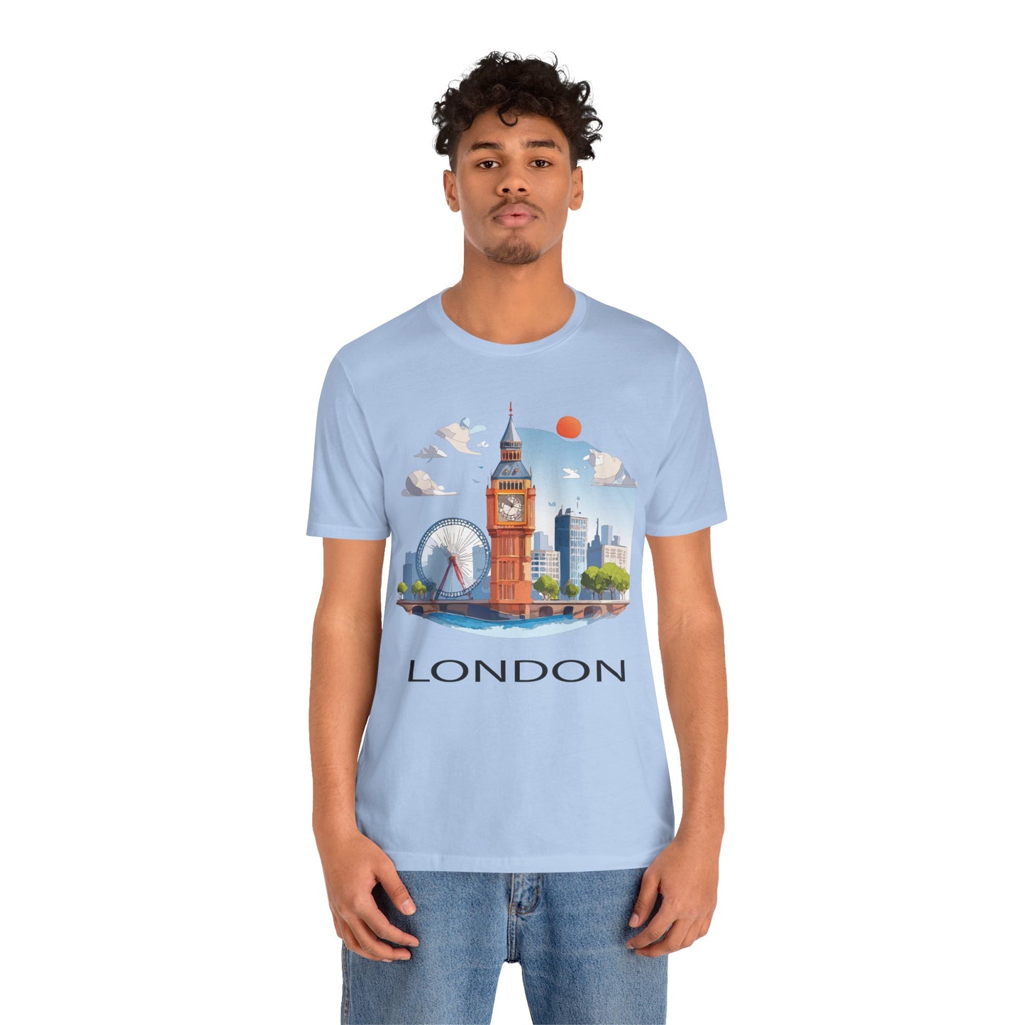London Shirt, Travel T-Shirt, Tourist Shirts, Tee Shirt with Travel Prints 3