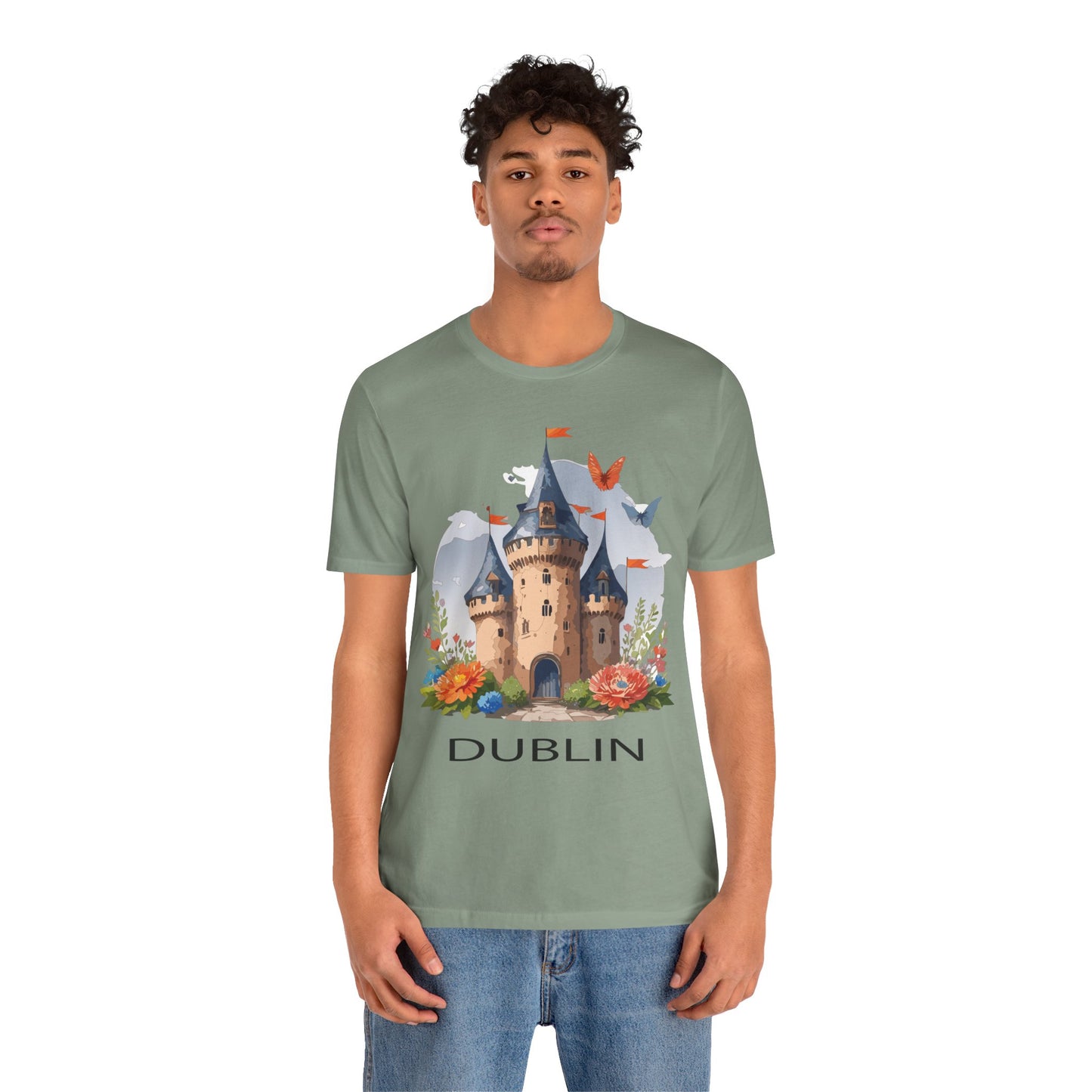 Dublin Shirt, Travel T-Shirt, Tourist Shirts, Tee Shirt with Travel Prints 4