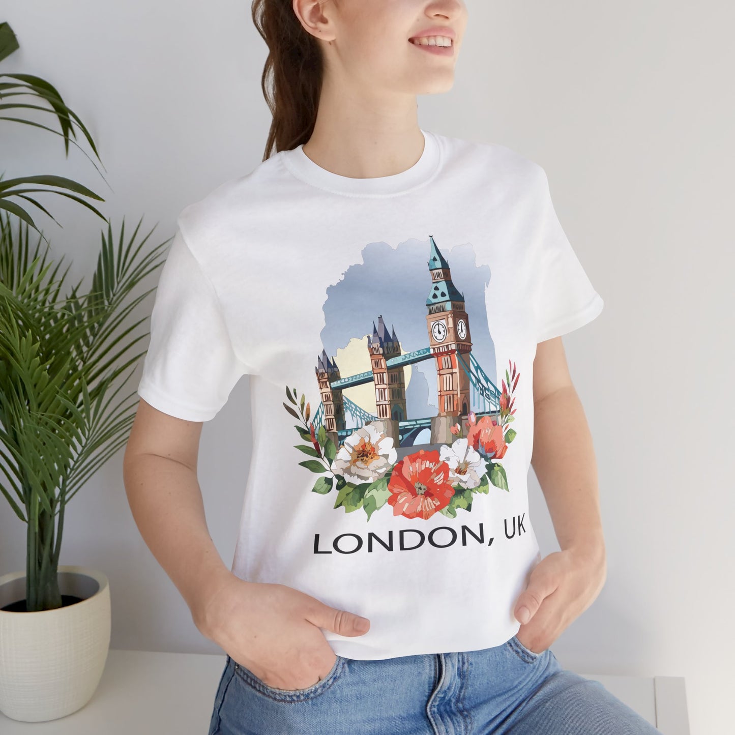 London Shirt, Travel T-Shirt, Tourist Shirts, Tee Shirt with Travel Prints 5