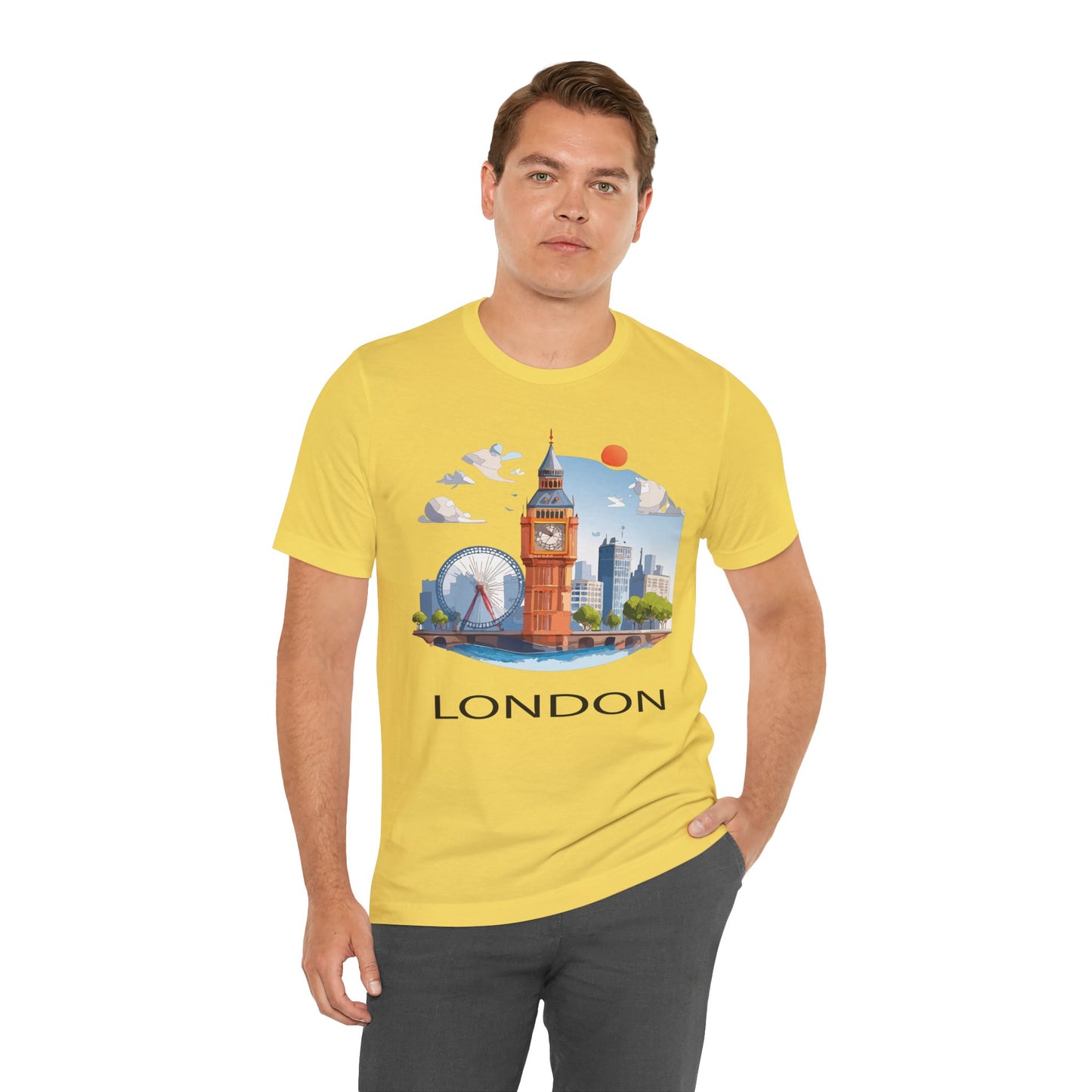 London Shirt, Travel T-Shirt, Tourist Shirts, Tee Shirt with Travel Prints 3