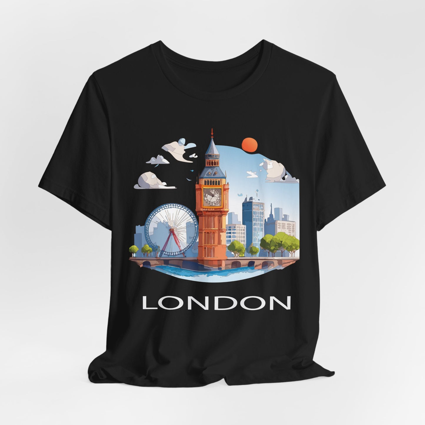 London Shirt, Travel T-Shirt, Tourist Shirts, Tee Shirt with Travel Prints 3