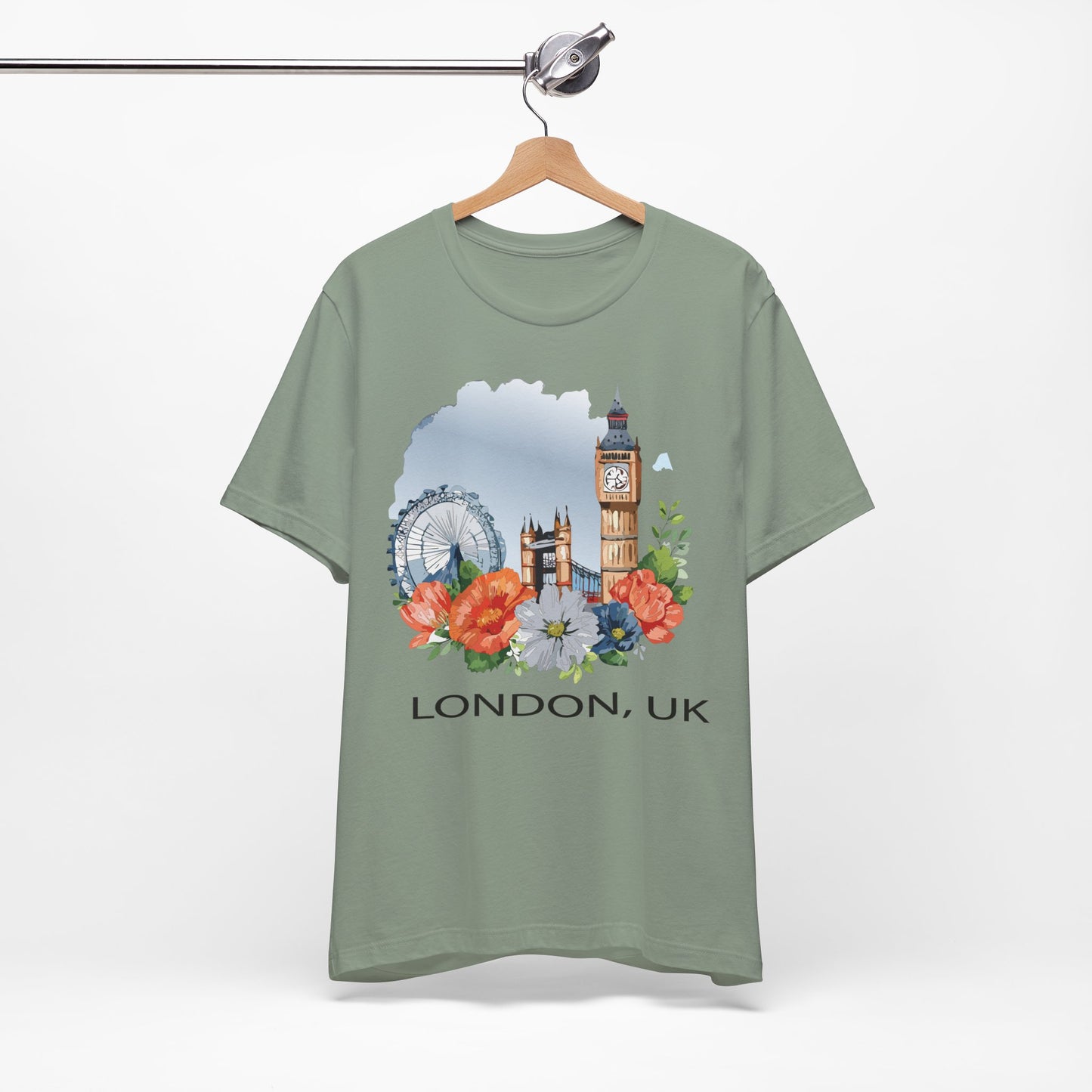 London Shirt, Travel T-Shirt, Tourist Shirts, Tee Shirt with Travel Prints 4