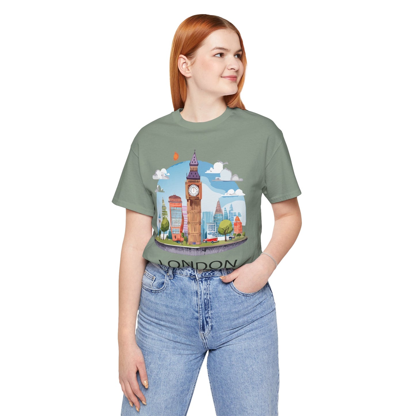 London Shirt, Travel T-Shirt, Tourist Shirts, Tee Shirt with Travel Prints 1