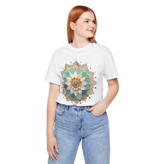 Floral Mandala Shirt, Flowers Mandala Shirt