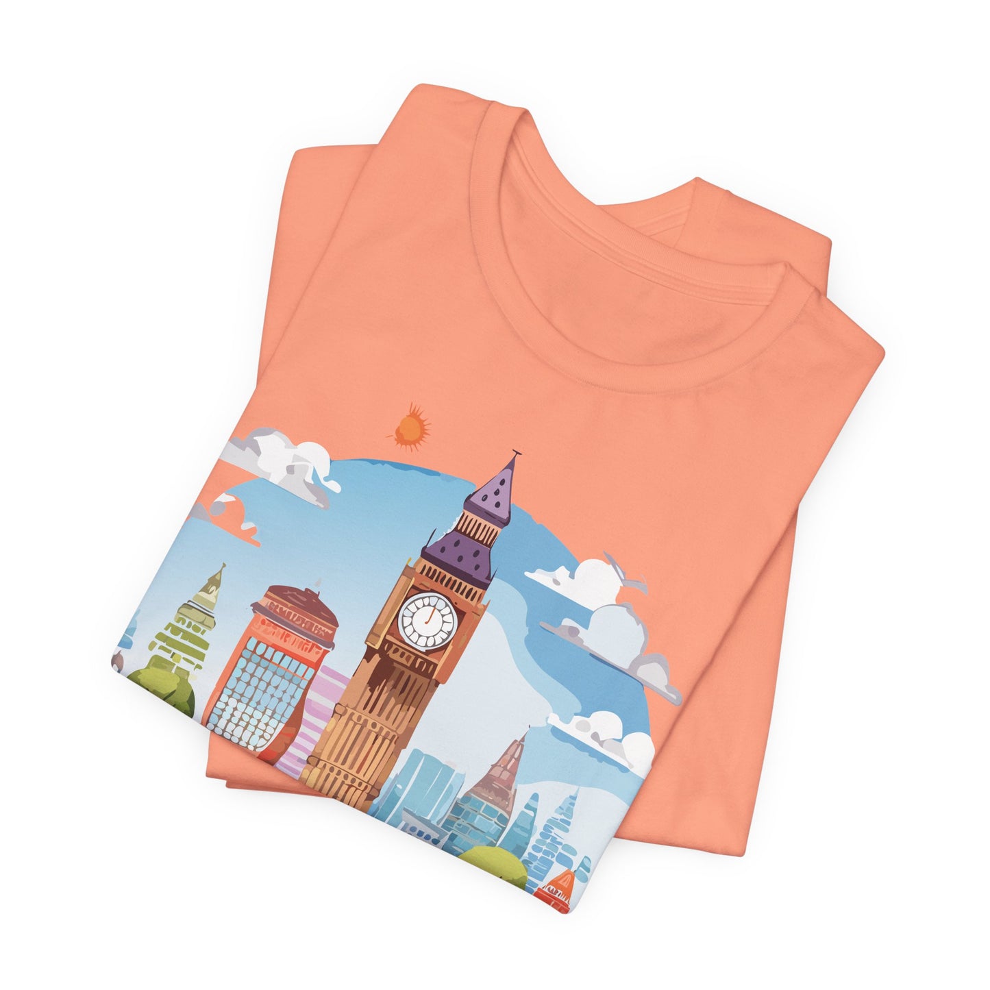 London Shirt, Travel T-Shirt, Tourist Shirts, Tee Shirt with Travel Prints 1
