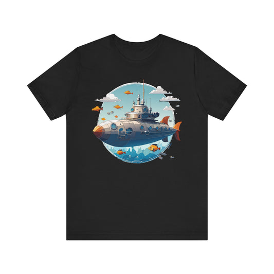 Ship Tee Shirt, Tee Shirt with Ship