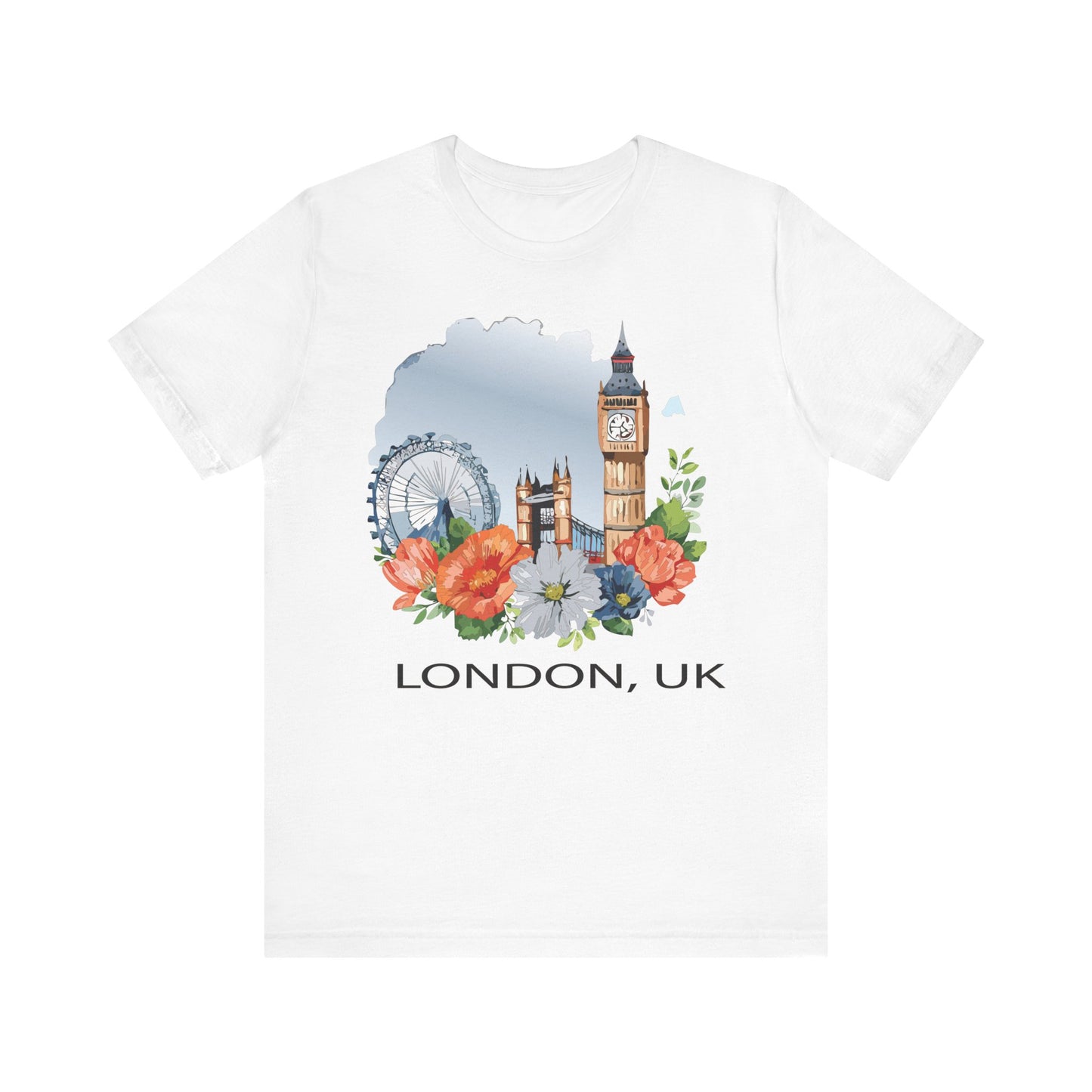 London Shirt, Travel T-Shirt, Tourist Shirts, Tee Shirt with Travel Prints 4