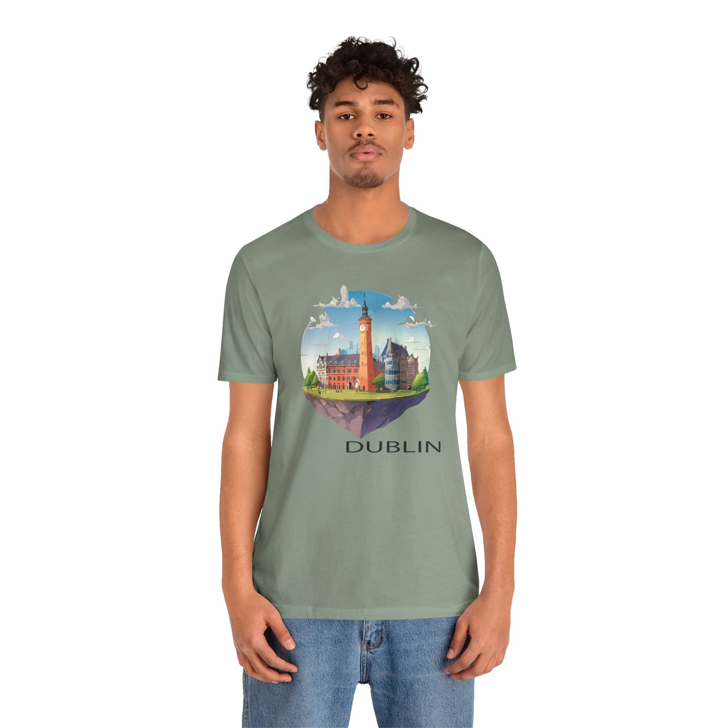 Dublin Shirt, Travel T-Shirt, Tourist Shirts, Tee Shirt with Travel Prints 2