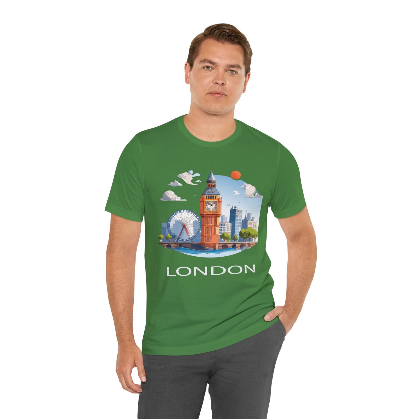 London Shirt, Travel T-Shirt, Tourist Shirts, Tee Shirt with Travel Prints 3