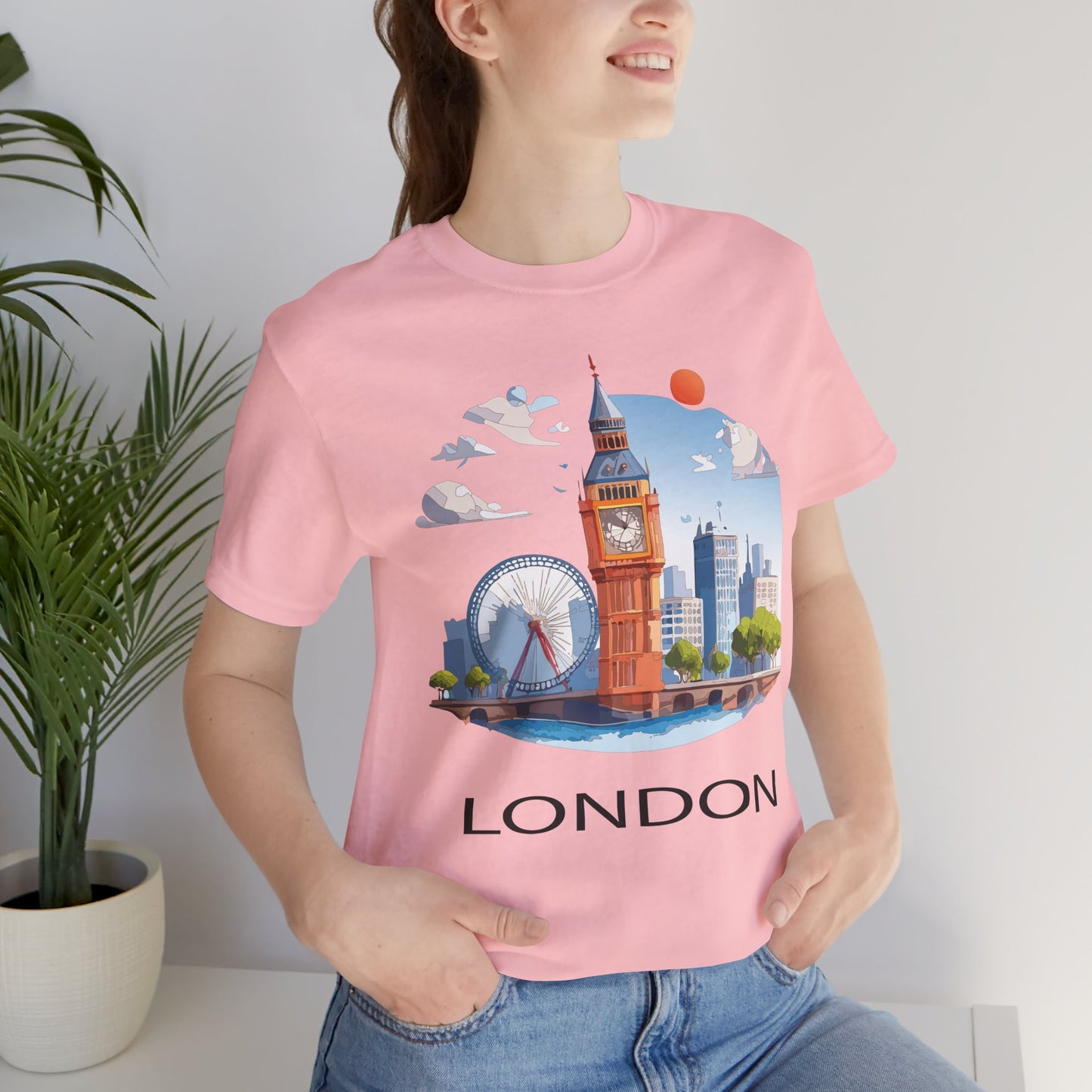 London Shirt, Travel T-Shirt, Tourist Shirts, Tee Shirt with Travel Prints 3