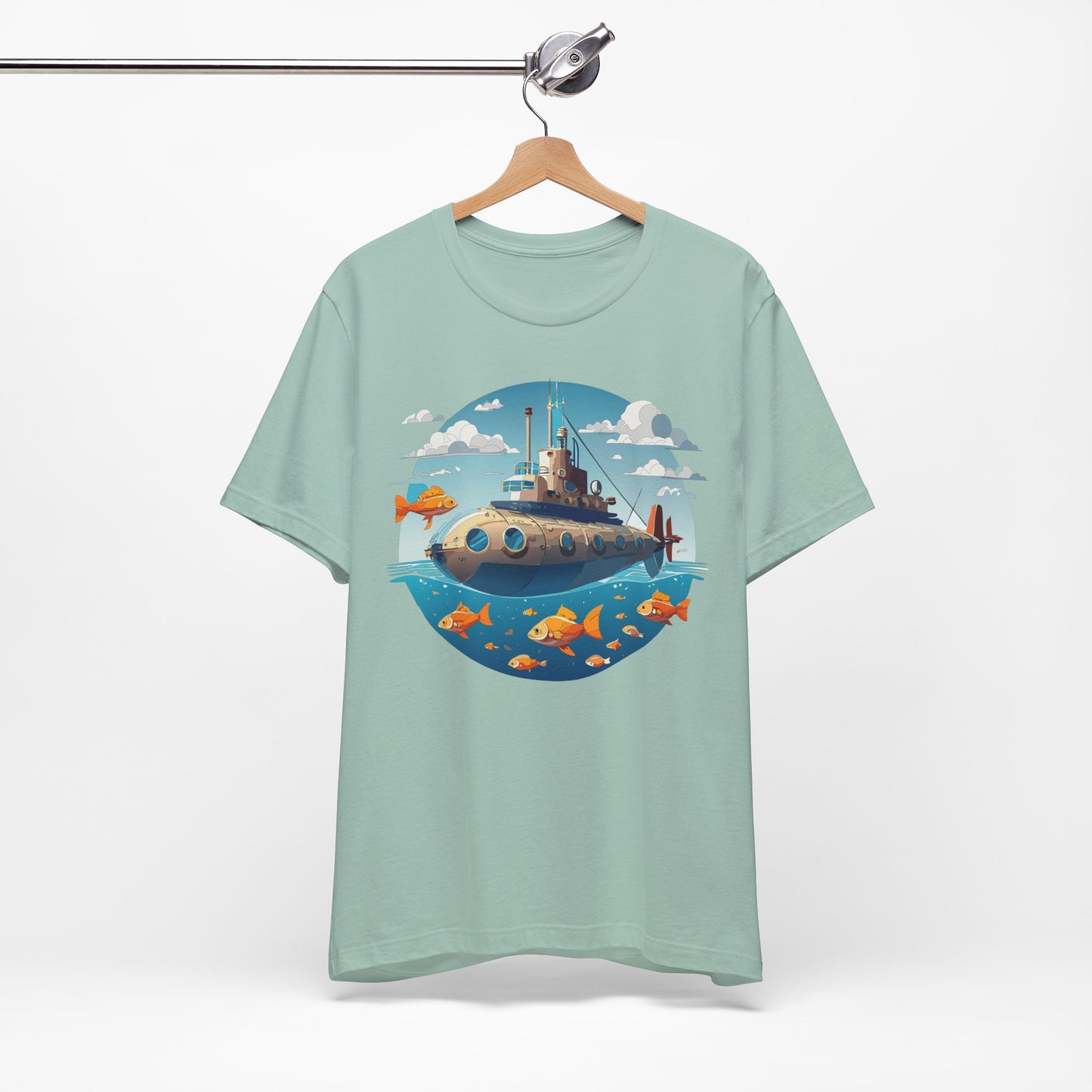 Ship Tee Shirt, Tee Shirt with Ship