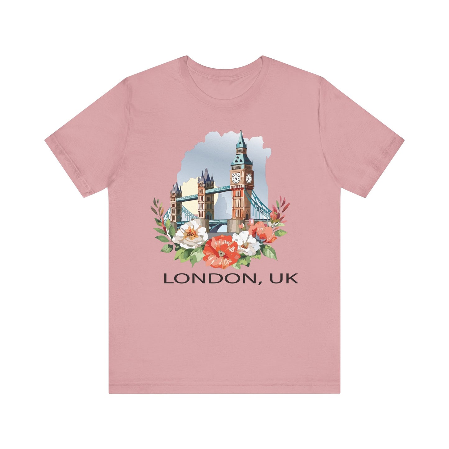 London Shirt, Travel T-Shirt, Tourist Shirts, Tee Shirt with Travel Prints 5