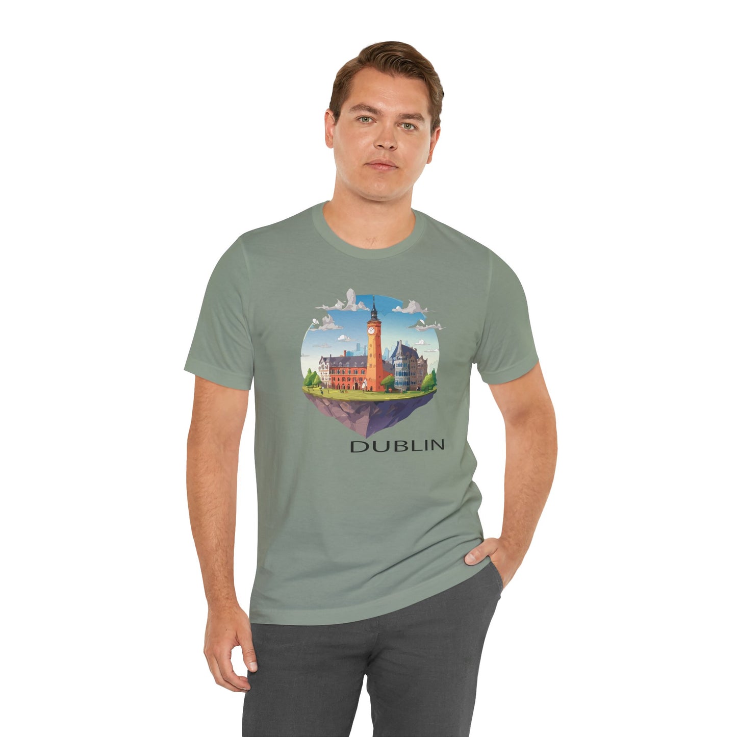Dublin Shirt, Travel T-Shirt, Tourist Shirts, Tee Shirt with Travel Prints 2