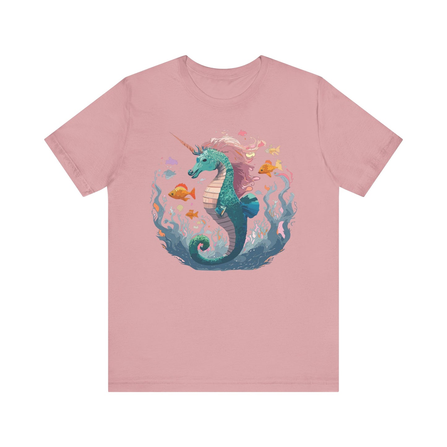 Animals Shirt, Shirt with Seahorse