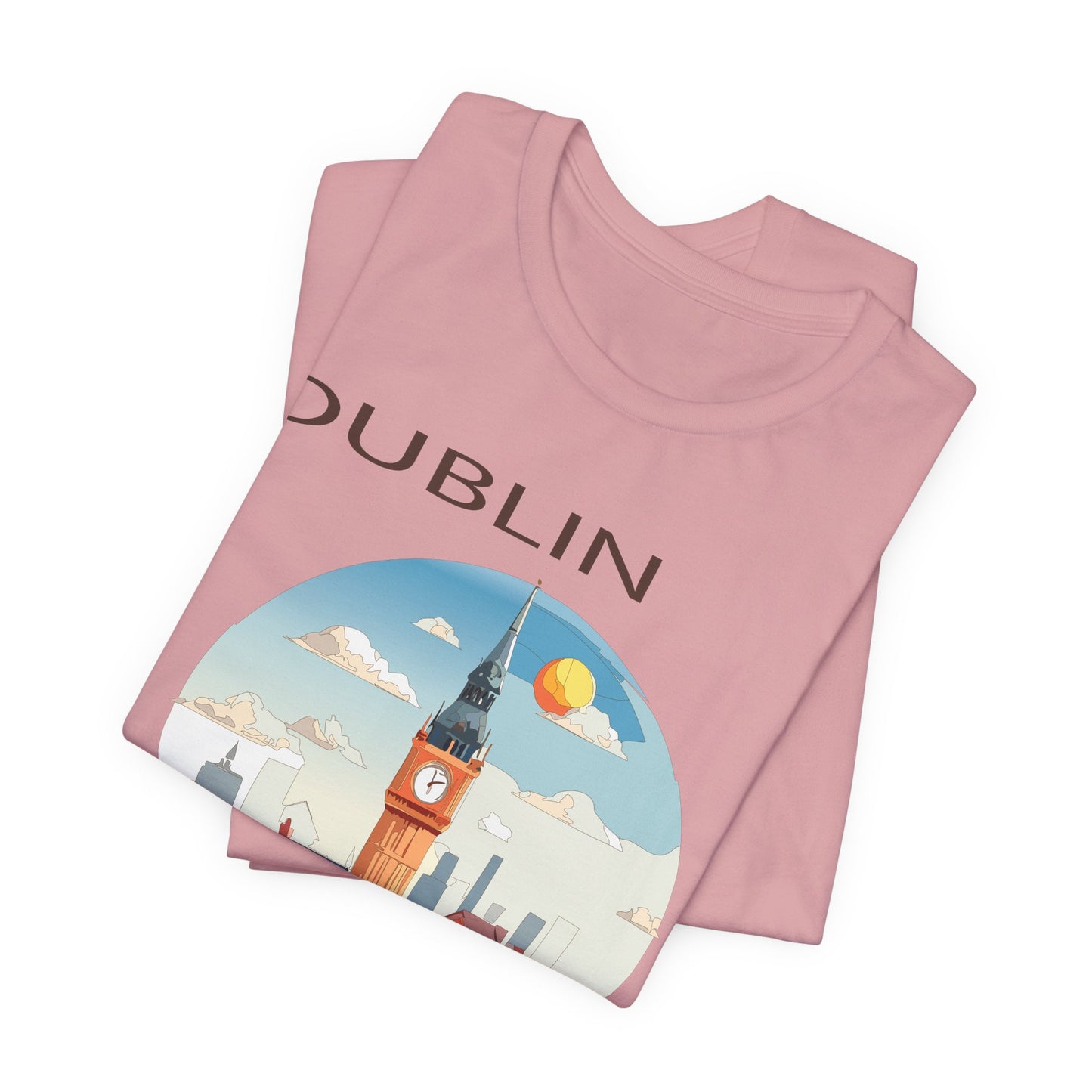 Dublin Shirt, Travel T-Shirt, Tourist Shirts, Tee Shirt with Travel Prints 1