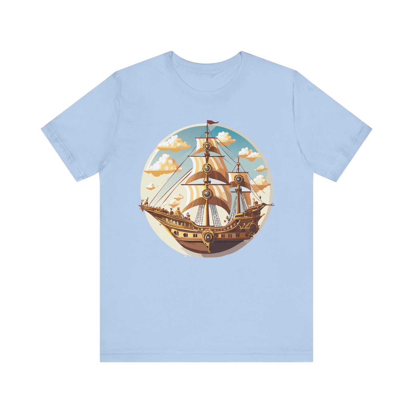 Ship Tee Shirt, Tee Shirt with Ship