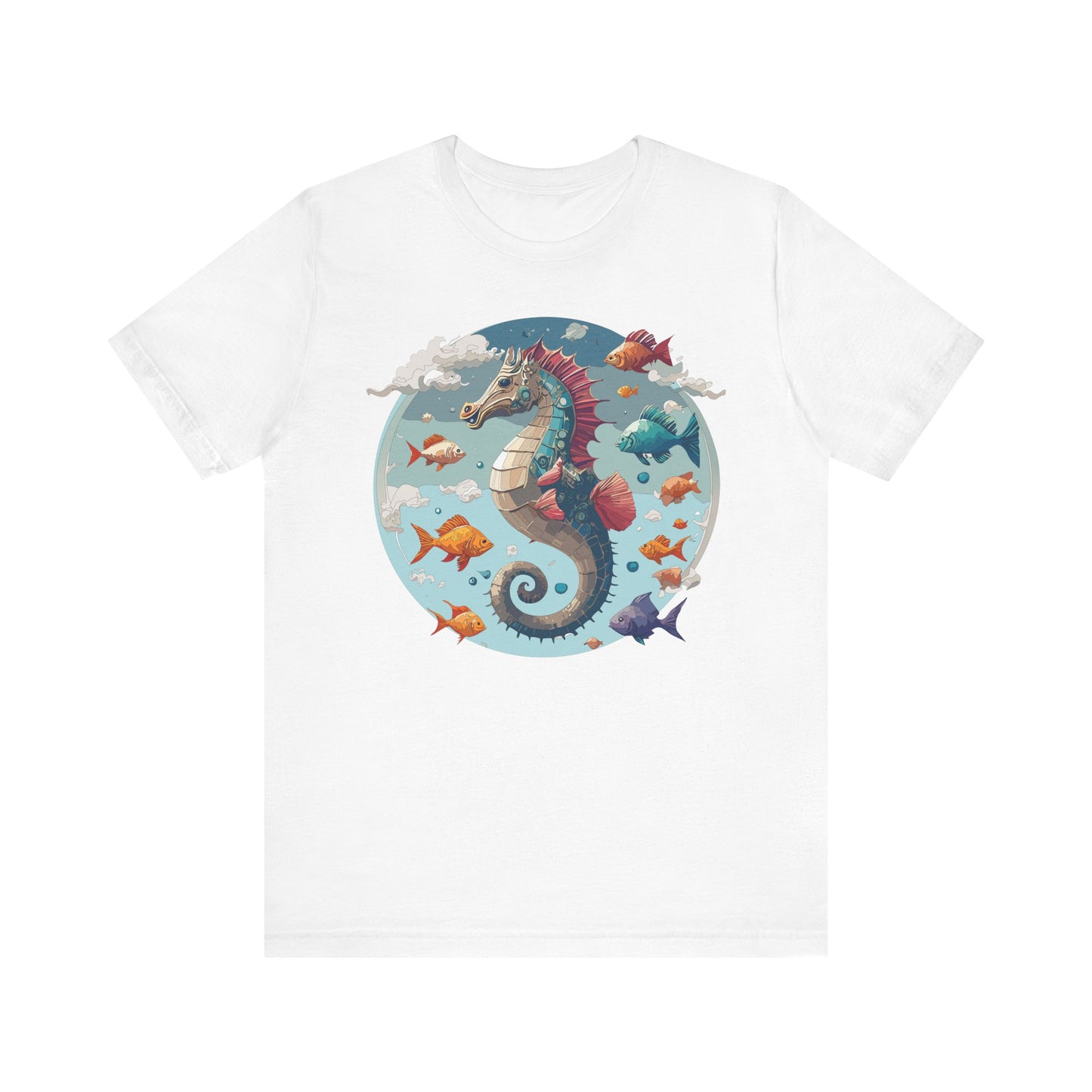 Animals Shirt, Shirt with Seahorse