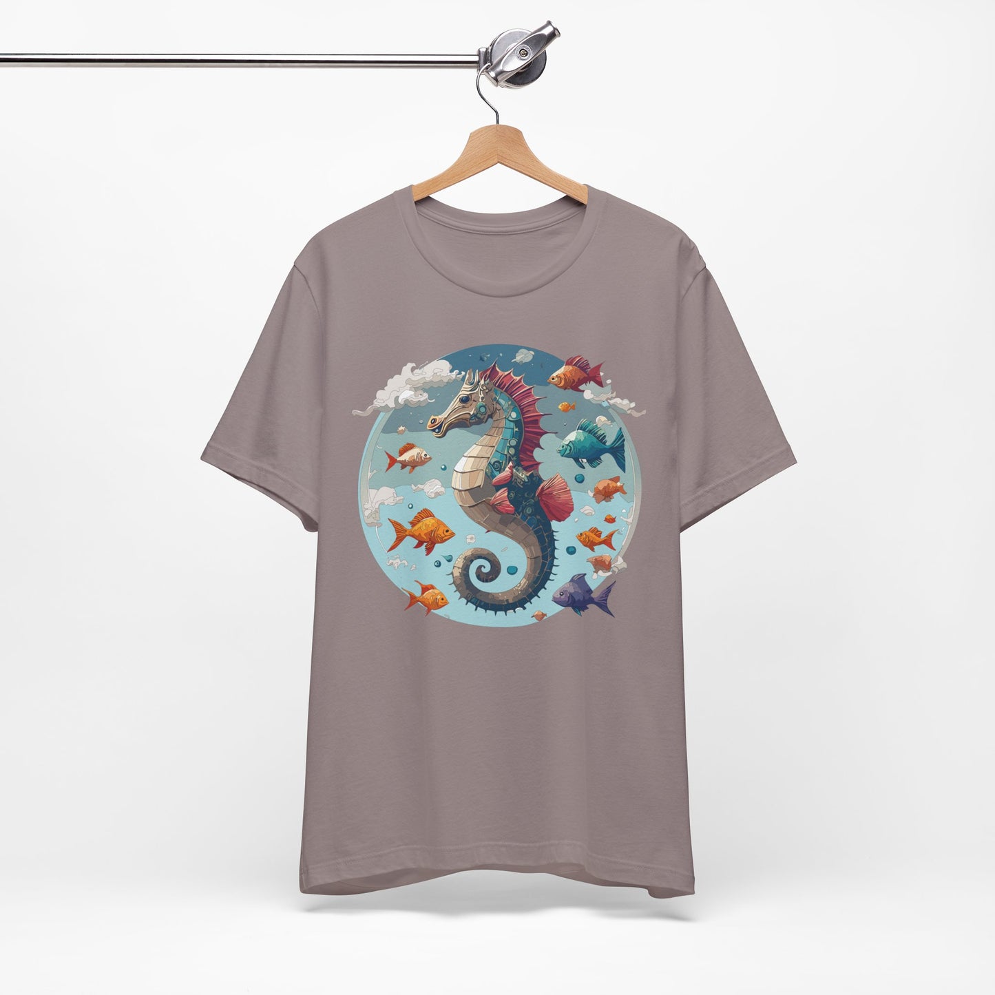 Animals Shirt, Shirt with Seahorse