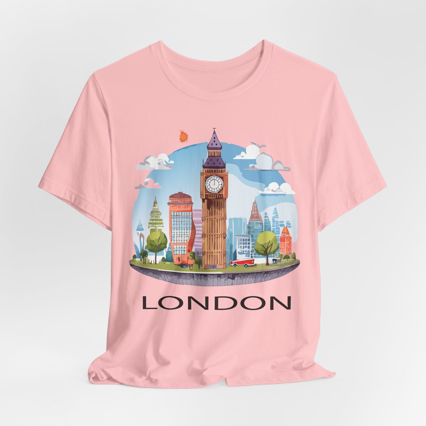 London Shirt, Travel T-Shirt, Tourist Shirts, Tee Shirt with Travel Prints 1