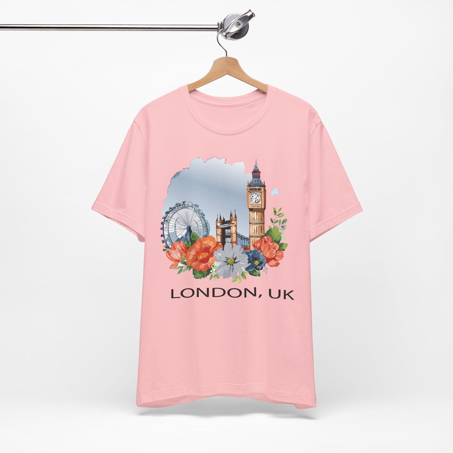 London Shirt, Travel T-Shirt, Tourist Shirts, Tee Shirt with Travel Prints 4