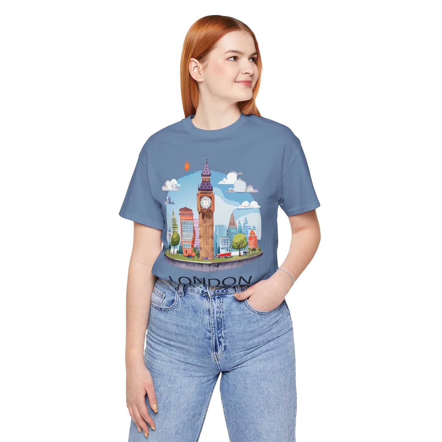 London Shirt, Travel T-Shirt, Tourist Shirts, Tee Shirt with Travel Prints 1