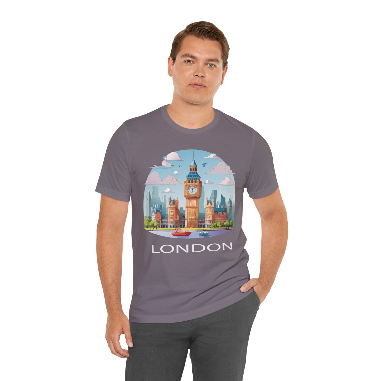 London Shirt, Travel T-Shirt, Tourist Shirts, Tee Shirt with Travel Prints 2