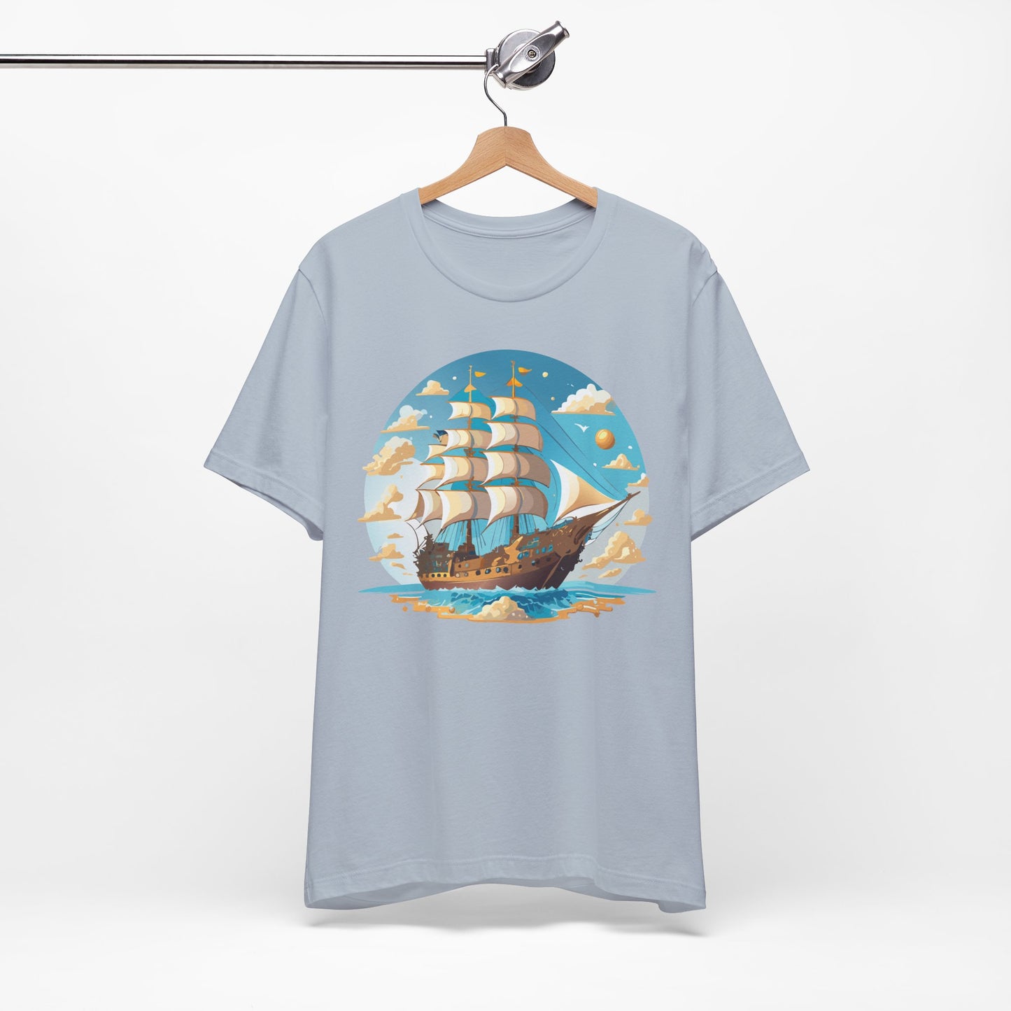 Ship Tee Shirt, Tee Shirt with Ship