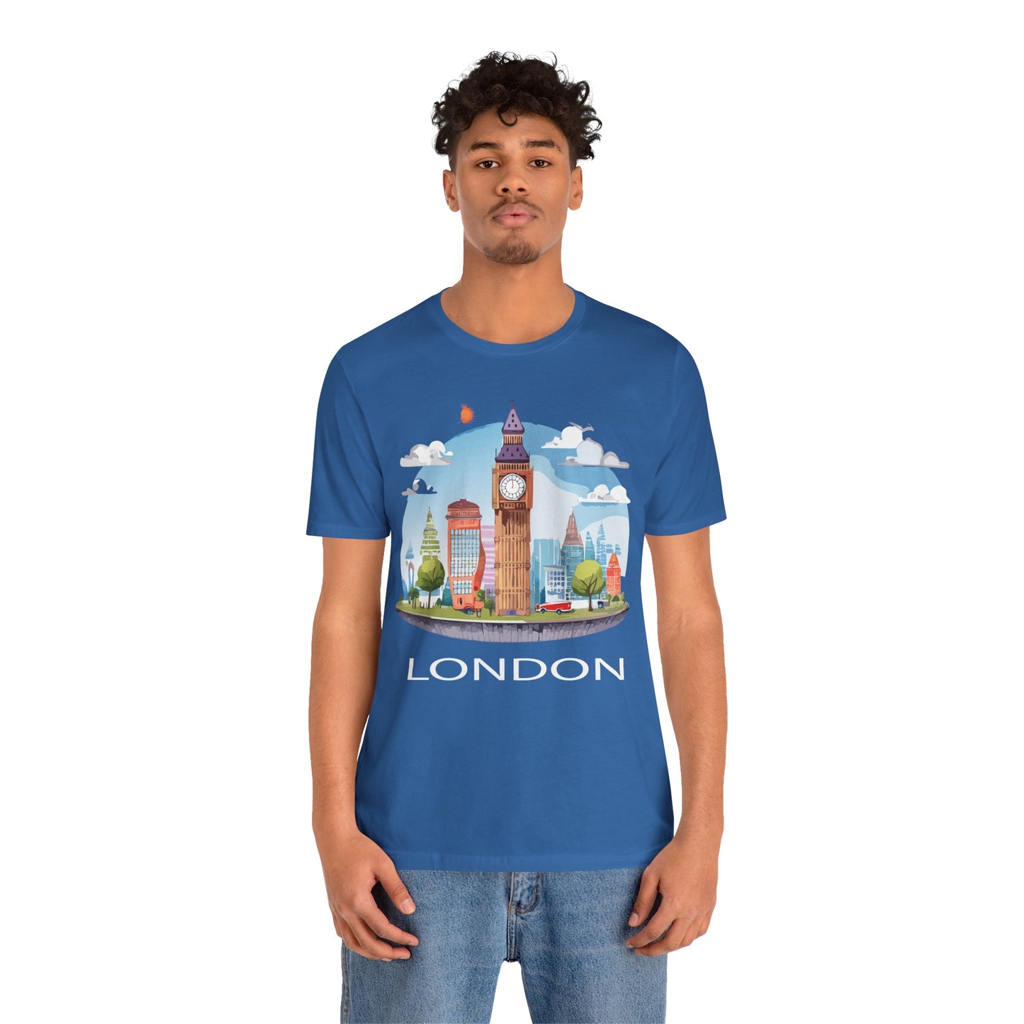 London Shirt, Travel T-Shirt, Tourist Shirts, Tee Shirt with Travel Prints 1