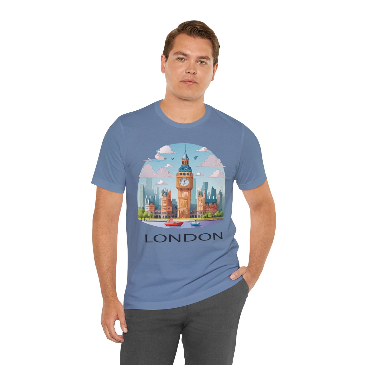 London Shirt, Travel T-Shirt, Tourist Shirts, Tee Shirt with Travel Prints 2