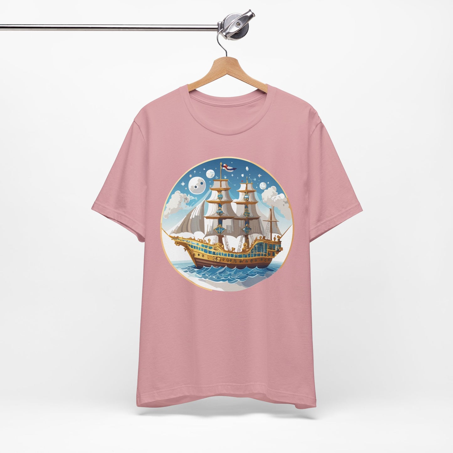 Ship Tee Shirt, Tee Shirt with Ship