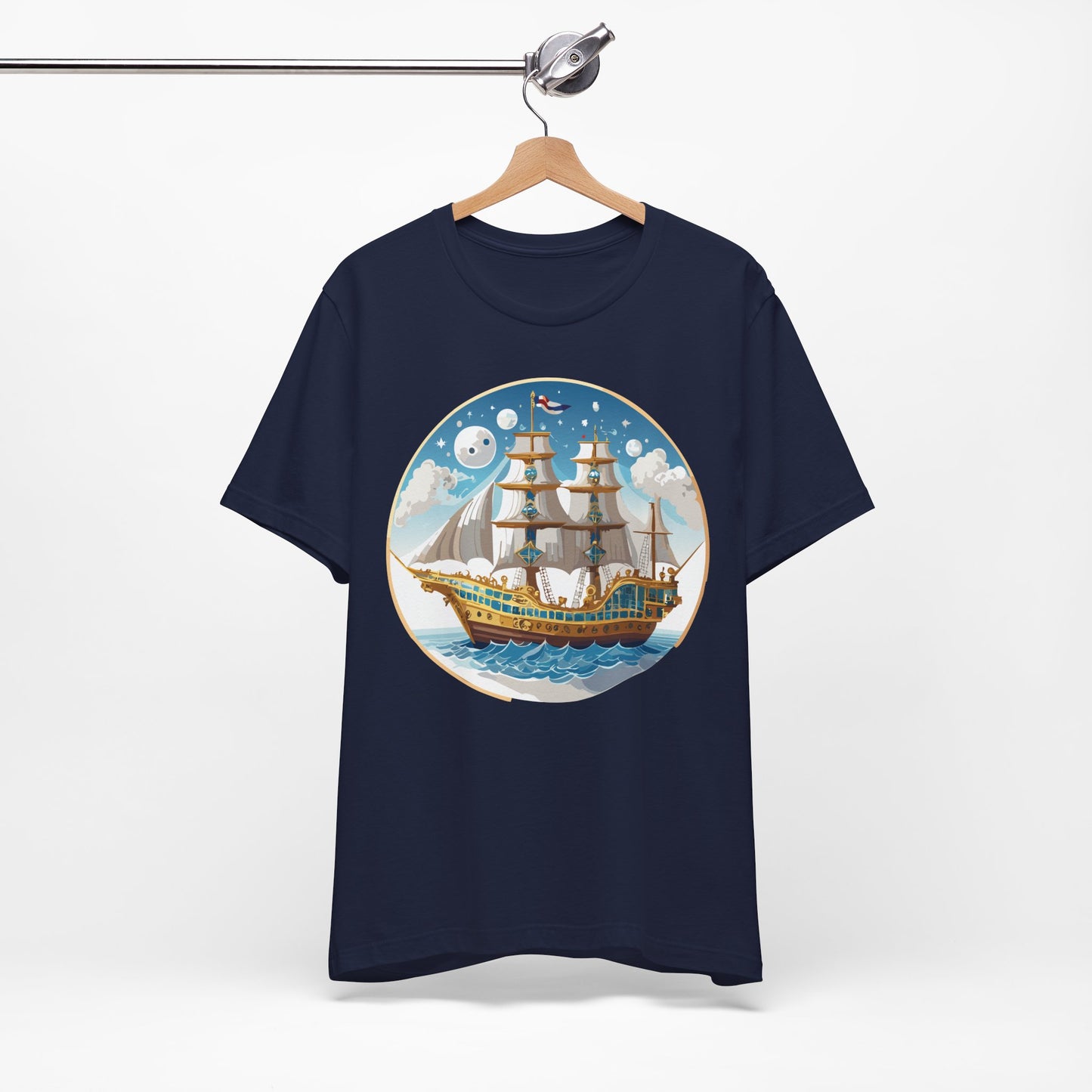Ship Tee Shirt, Tee Shirt with Ship