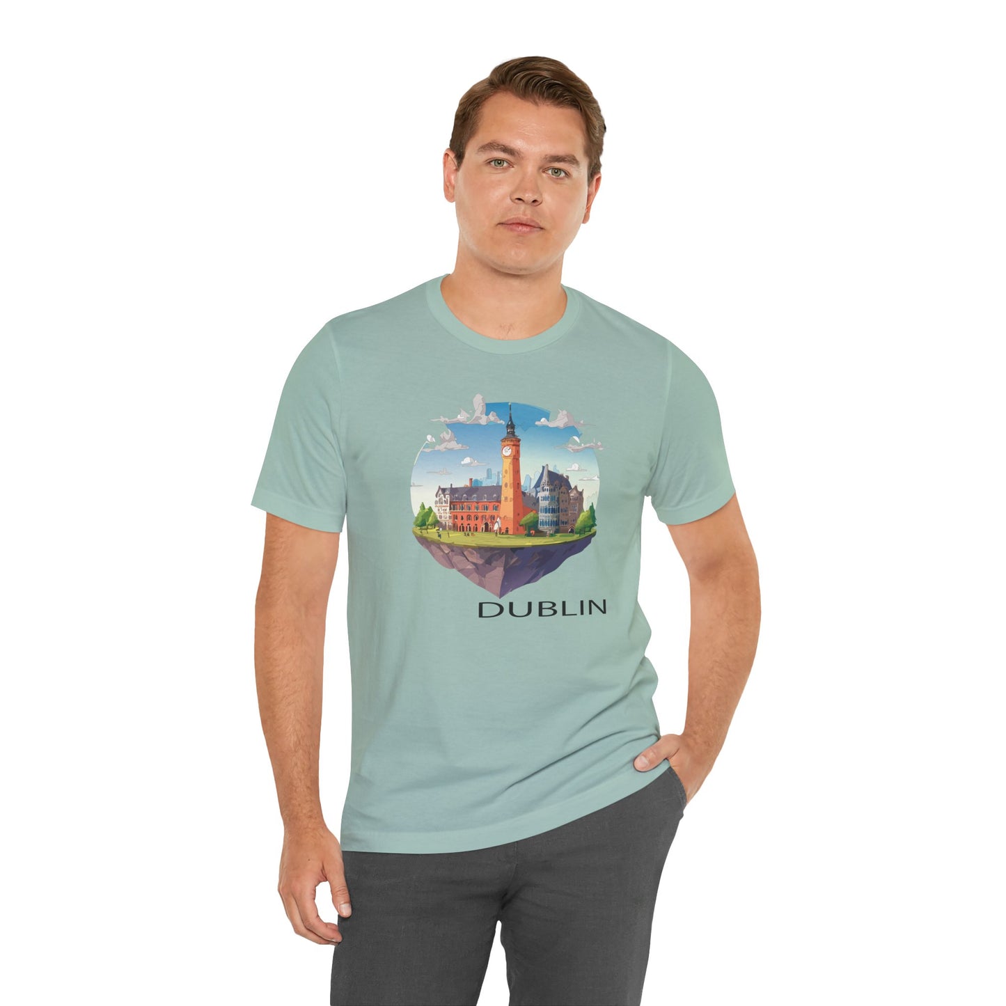 Dublin Shirt, Travel T-Shirt, Tourist Shirts, Tee Shirt with Travel Prints 2