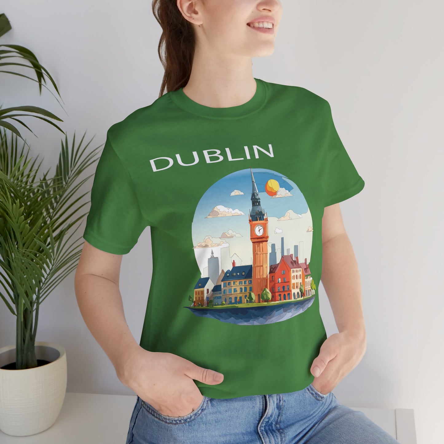 Dublin Shirt, Travel T-Shirt, Tourist Shirts, Tee Shirt with Travel Prints 1