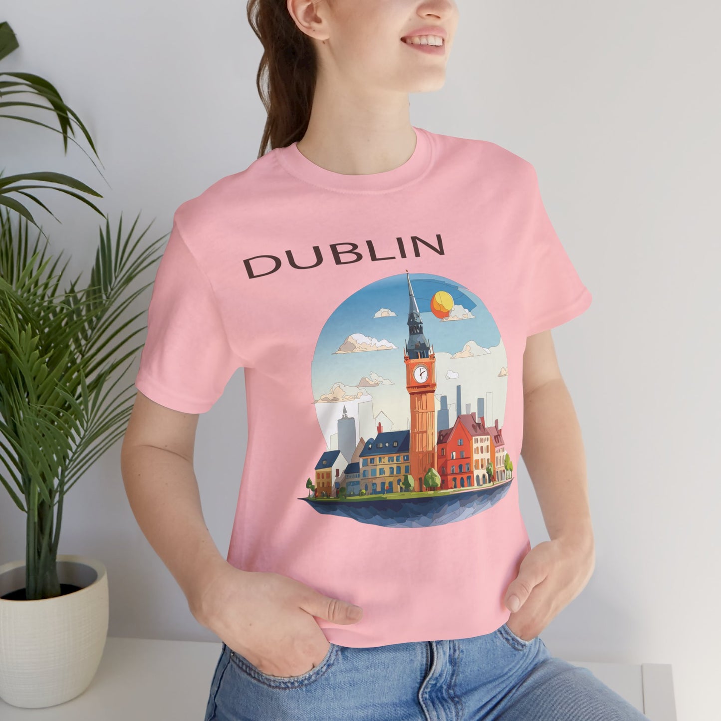 Dublin Shirt, Travel T-Shirt, Tourist Shirts, Tee Shirt with Travel Prints 1