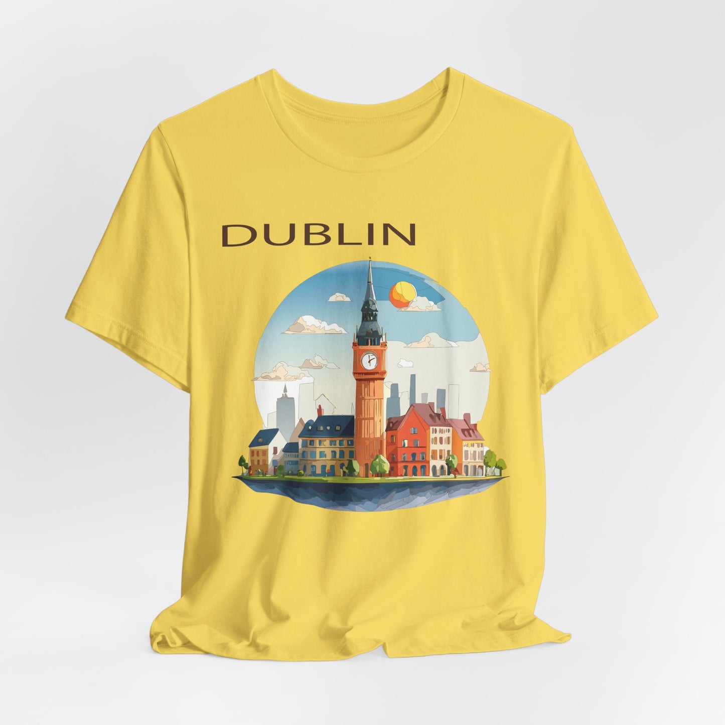 Dublin Shirt, Travel T-Shirt, Tourist Shirts, Tee Shirt with Travel Prints 1