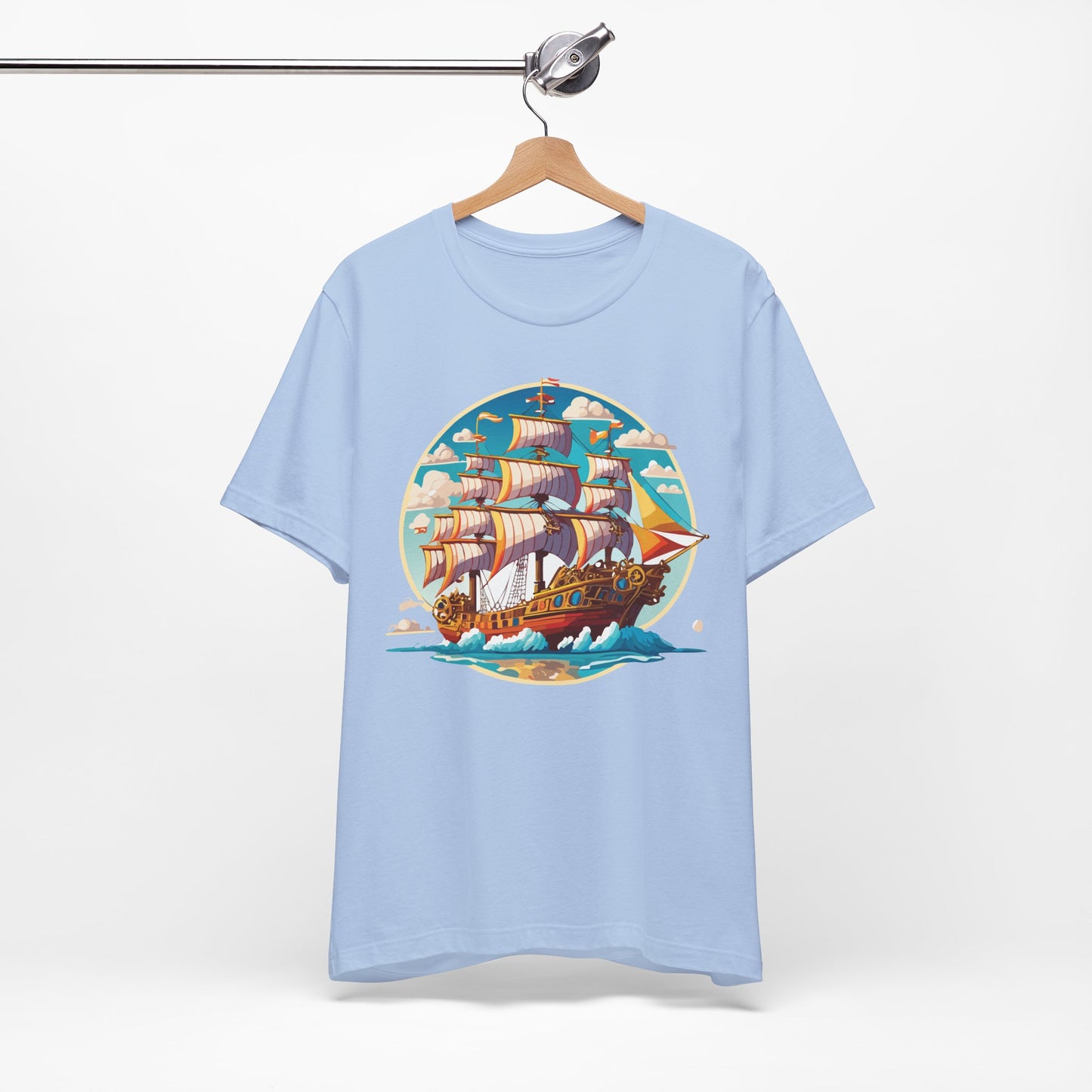 Ship Tee Shirt, Tee Shirt with Ship