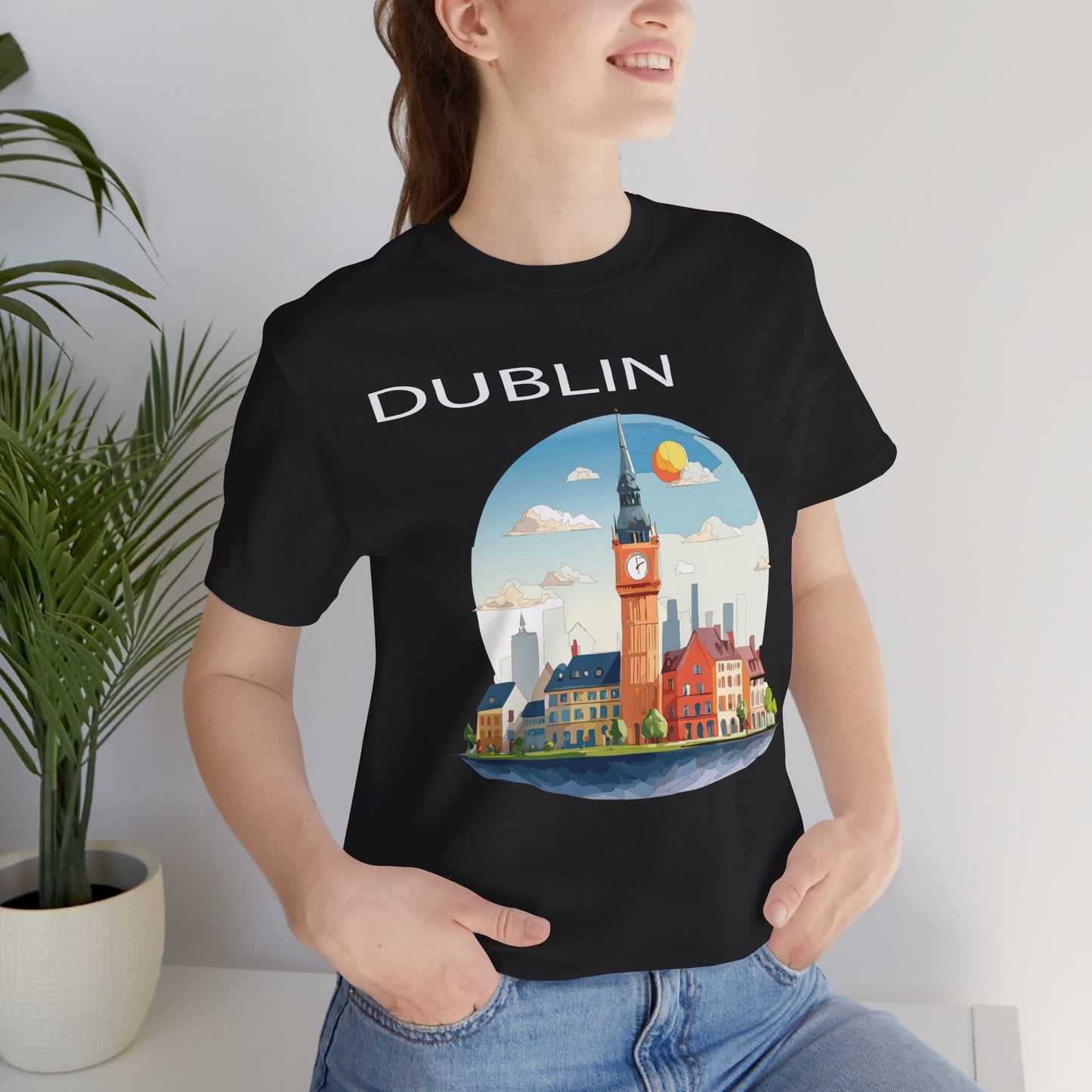 Dublin Shirt, Travel T-Shirt, Tourist Shirts, Tee Shirt with Travel Prints 1